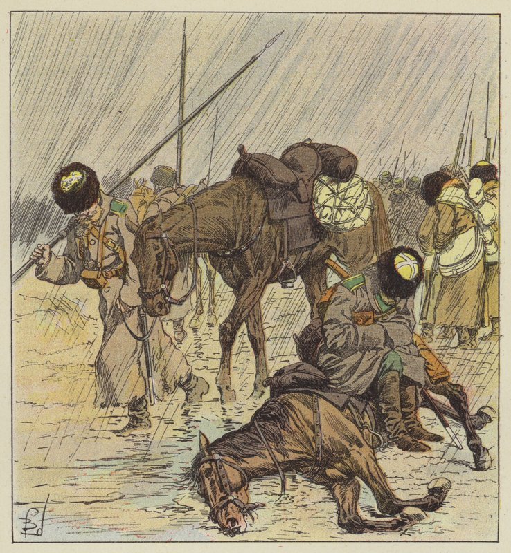 The Rain by after Louis Charles Bombled