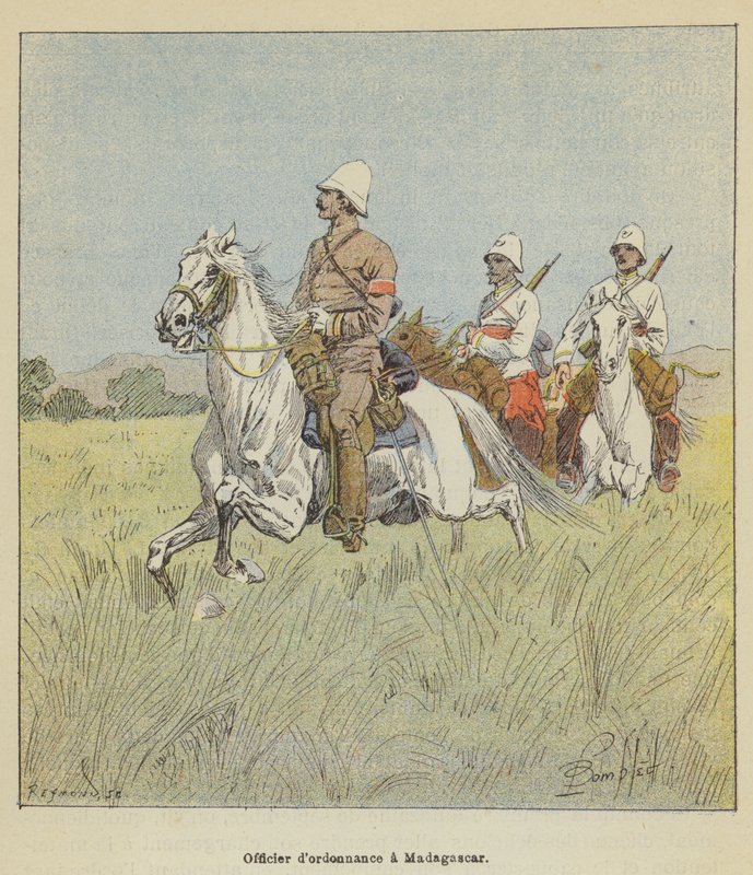 Ordnance Officer in Madagascar by after Louis Charles Bombled
