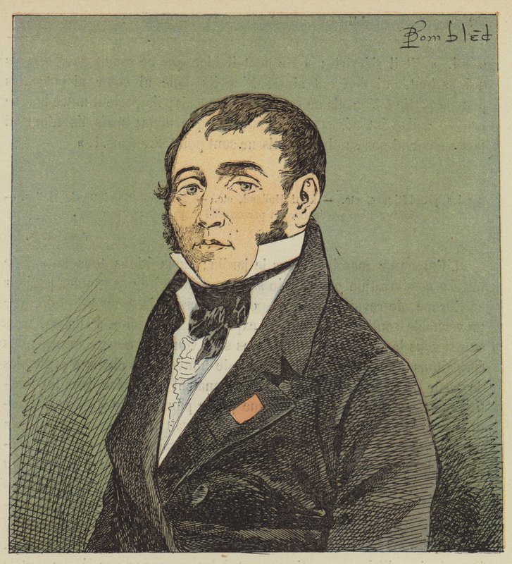Portrait of Las-Cases by after Louis Charles Bombled