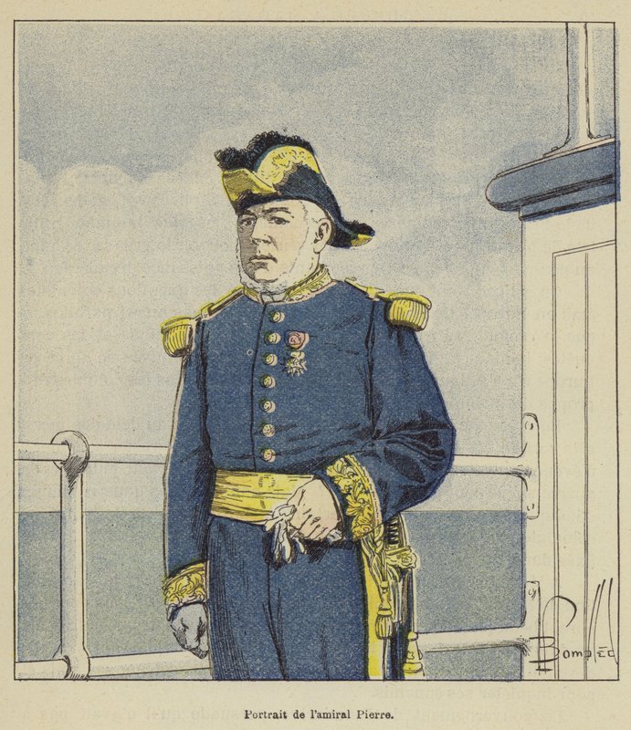Portrait of Admiral Pierre by after Louis Charles Bombled