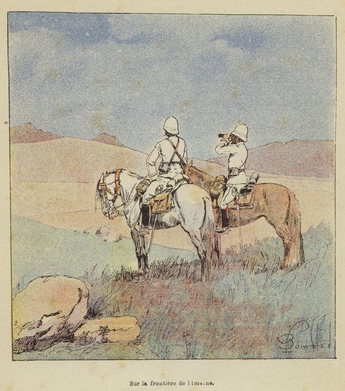 On the Border of Imerina by after Louis Charles Bombled