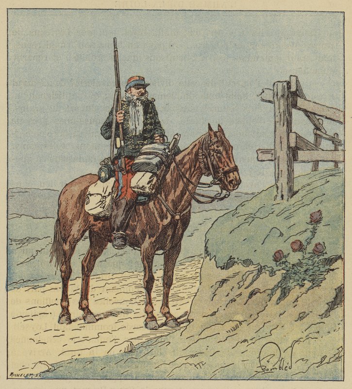 Vedette of the 6th Hussars by after Louis Charles Bombled