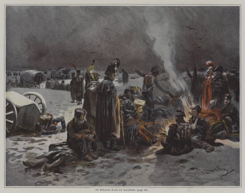 A Bivouac in a Quagmire by after Maurice Henri Orange