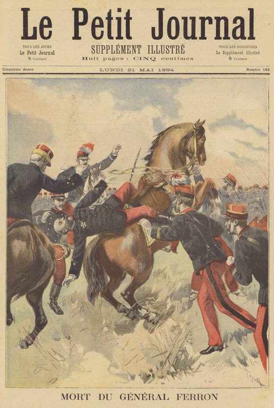 Death of General Ferron by after Oswaldo Tofani