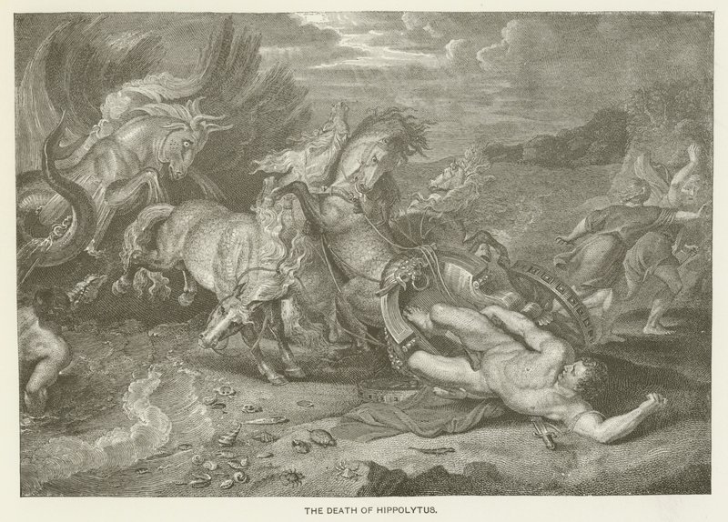 The Death of Hippolytus by after Peter Paul Rubens