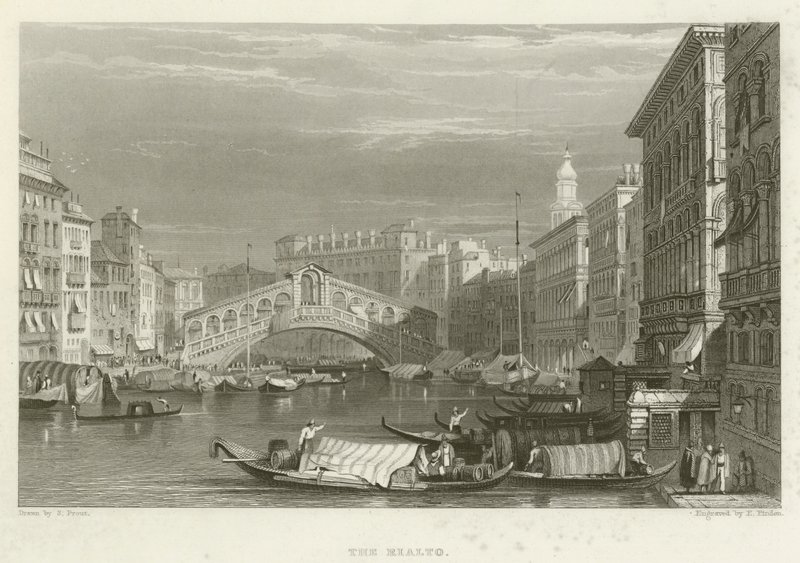 The Rialto by Samuel (after) Prout