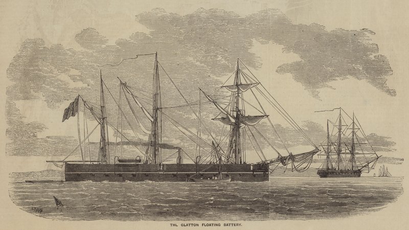 The Glatton Floating Battery by after Thomas Harrington Wilson